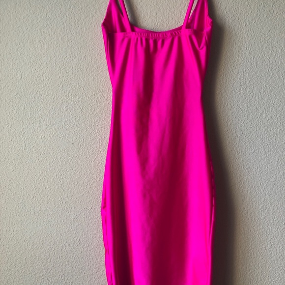 Hot Pink Fashion Nova Dress - Picture 2 of 2